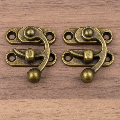 Antique vintage lock clasp - 2x,