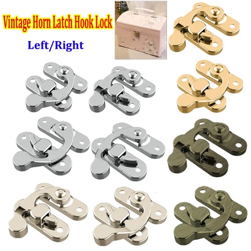 Vintage horn latch - horn, hook