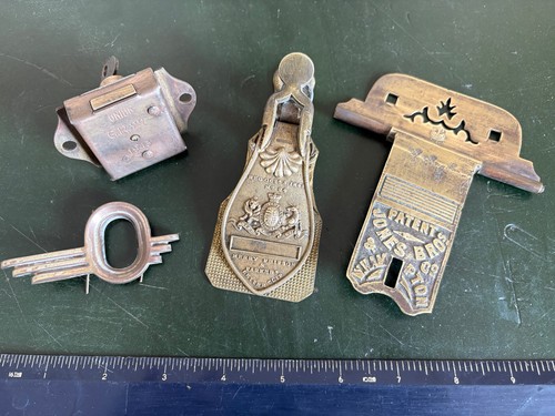 Vintage brass victorian - brass,