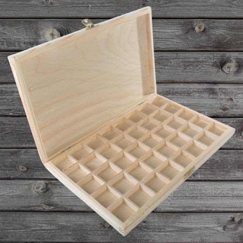 Wooden sections gemstone - wooden, 40